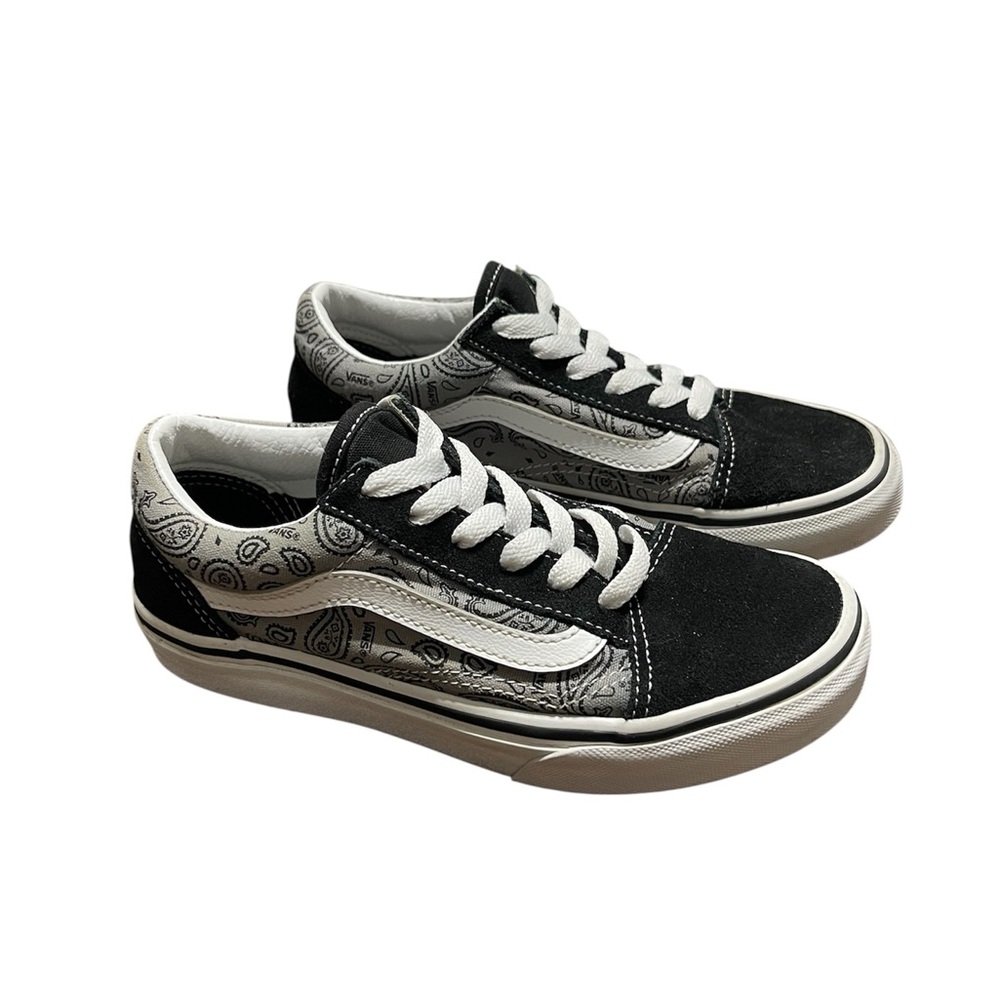 Vans Old Skool VR3 Paisley Grey/True White Skate Shoes Size 2.5